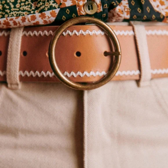 Sezane Alicia Belt Sz 80 - Picture 2 of 5